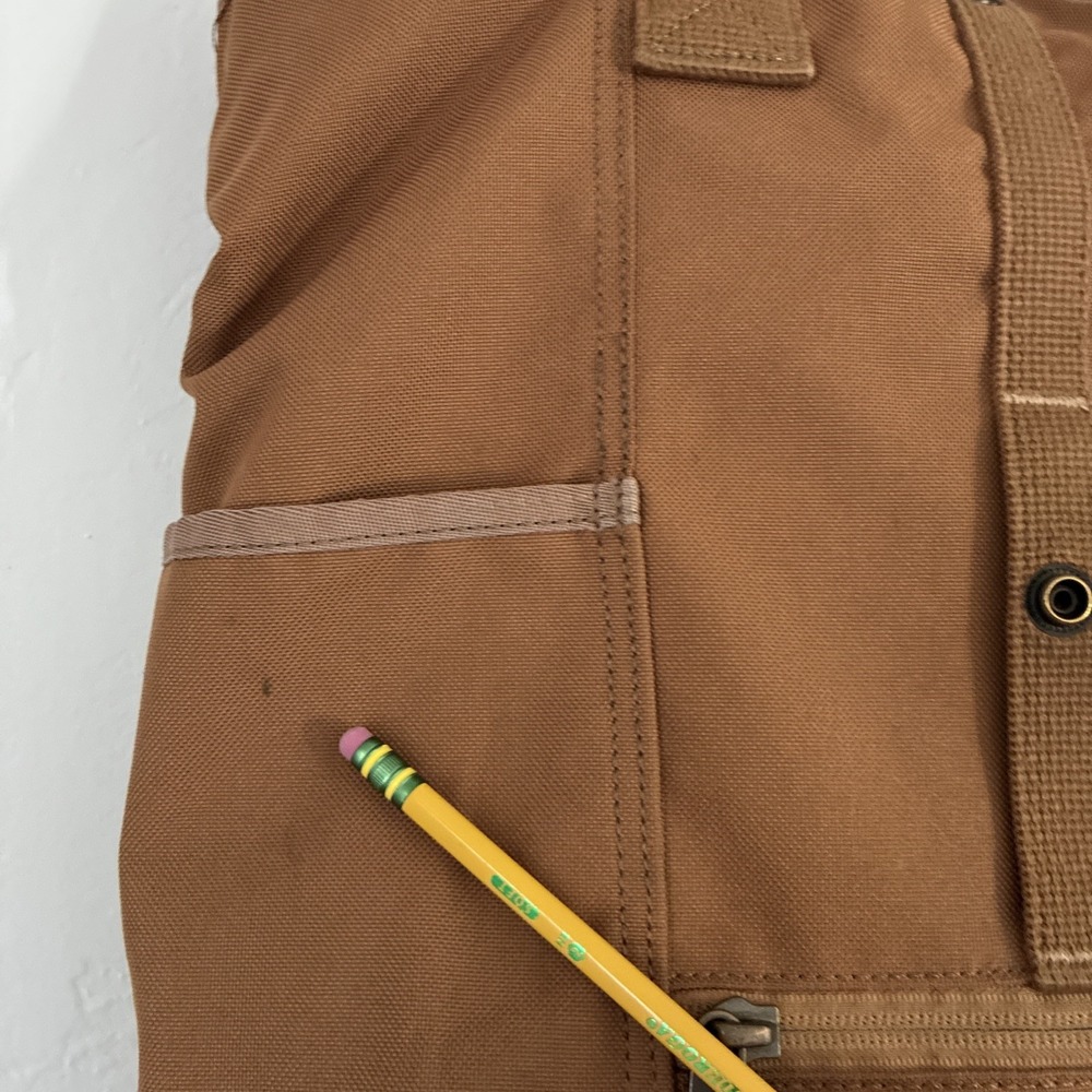 Carhartt Backpack Women's Brown Convertible Canvas Multi Pockets Gorpcore - Picture 10 of 15